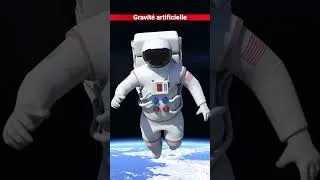 Miniature : 🚀 Gravité artificielle : comment l'espace peut donner l'impression d'être sur Terre #shorts