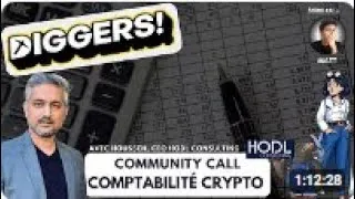 Miniature : The Diggers DAO - Replay Community Call Comptabilité et Crypto avec Houssen, CEO HODL Consulting