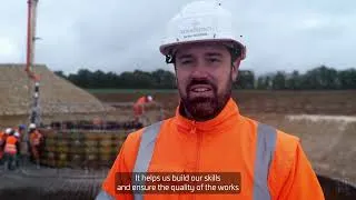 Miniature : 🏗️ Un œil sur les chantiers : fondations de la ferme éolienne des Groies de Parançay (17)