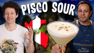 Miniature : Recette du PISCO SOUR - cocktail typique du Pérou 🇵🇪🍸 (espagnol en cuisine)