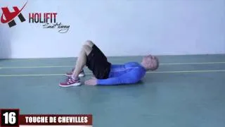 Miniature : Exercice fitness : Touché de cheville