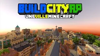 Miniature : PRÉSENTATION DE NOTRE VILLE MINECRAFT ! BUILD CITY RP