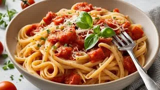 Miniature : Réveillez Vos Papilles : La Recette Express de Pâtes à la Sauce Tomate en Moins de 20 Minutes !