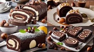 Miniature : Recette Gâteau Roulé Chocolat et Crème de Marron 🍫🌰