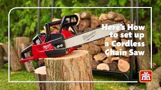 Miniature : Milwaukee Cordless Chainsaw Setup Steps Guide