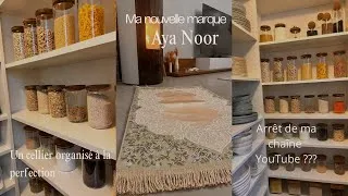 Miniature : Un cellier organisé à la perfection - Arrêt de ma chaîne YouTube 🤷‍♀️ 