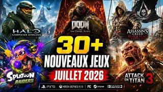 Miniature : 30+ NOUVEAUX JEUX À NE PAS MANQUER EN JUILLET 2026 🔥