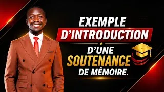 Miniature : Modèle d’introduction d’une #soutenance de #licence  et #master.
