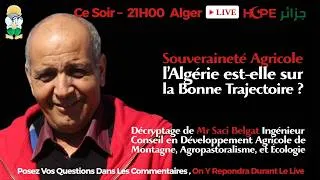 Miniature : Ce Soir À 21H00, Live Sur JazairHope / الليلة على الساعة 21:00 مباشرعلى جزائرهوب