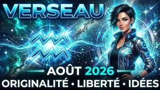 Miniature : Horoscope Verseau Août 2026 ♒ Originalité, Liberté & Idées #Horoscope #Verseau
