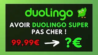 Miniature : Comment AVOIR DUOLINGO SUPER pour PAS CHER ! Clé d'Activation DUOLINGO SUPER 12 MOIS/1 AN !