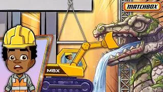 Miniature : La construction d'un gratte-ciel sous terrain ! 🏗️🚜 | Matchbox Crew  | Épisode 5