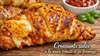 Miniature : Recette des croissants salés مملحات بالعجينة المورقة 