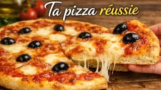 Miniature : Pizza maison avec une pâte 100 % réussie et ultra légère 🍕  
