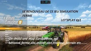 Miniature : Farming Simulator 19-Renouveau-Let'splay ép1 HD FR
