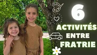 Miniature : 6 ACTIVITÉS Pour Grande Soeur/Frère & Petite Soeurs/Frère (petite ou grande différence d'âge)