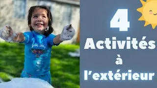 Miniature : 4 idées D'ACTIVITÉS EXTÉRIEUR pour ENFANT - PARTIE 2