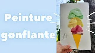 Miniature : DIY pour ENFANTS : Peinture GONFLANTE - Simple et Amusant