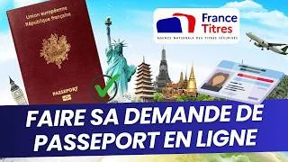 Miniature : Comment faire son passeport en ligne sur l'ANTS | Tutoriel complet 2025  (France Titres)