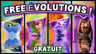 Miniature : 🤩4 ÉVOLUTIONS GRATUITES !!!🔥sur CLASH ROYALE !