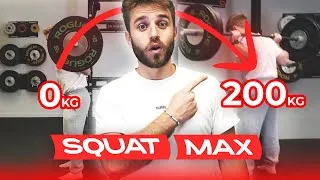 Miniature : BACK SQUAT : ROAD TO 200KG SANS MATERIEL