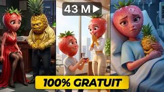 Miniature : Créer des histoires virales de fruits IA GRATUITEMENT - Tuto complet