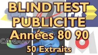 Miniature : Blind test Publicité Télé des Années 80 90. Quizz Musical Retro