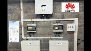 Miniature : Installation KIT PV 22kwc Huawei + 42Kwh Batterie Luna S1 + Backup Smartguard Triphasé ☀️⚡️🪫