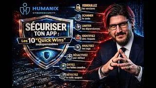 Miniature : 🛡️ SÉCURISER TON APP : Les 10 "Quick Wins" indispensables