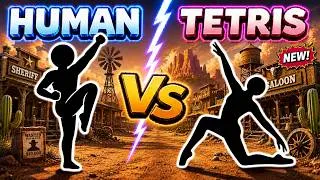 Miniature : HUMAN TETRIS PVP 🔥 | 1 VS 1 Battle | Interactive Reaction Game | Only 1 Winner #15