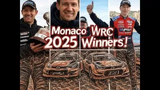 Miniature : 🏆 All the WRC Winners of Rallye Monte Carlo 2025! 🔥✨