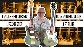 Miniature : Fender American Pro Classic Jazzmaster vs Duesenberg Julietta Catalina