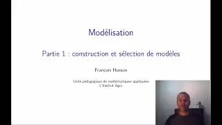 Miniature : Cours de modélisation (théorie et pratique, cours complet)