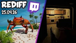 Miniature : [REDDIF 25.04.26] • Premier Live Twitch ! | Crab Champions & Phasmophobia