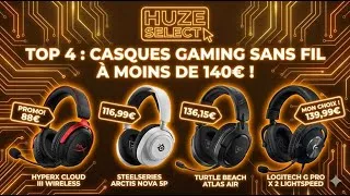 Miniature : LES 4 MEILLEURS CASQUES GAMING JANVIER 2026 à moins de 140€