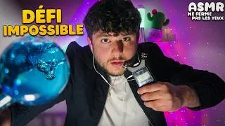Miniature : ASMR ⚠️ NE FERME PAS LES YEUX Défi Impossible + Bruits de bouche extrêmes