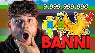 Miniature : SAMMY M'A BAN ! JE RECOMMENCE À ZÉRO → 1 MILLIARD EN 1H ! (STEAL A BRAINROT ROBLOX)