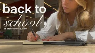 Miniature : MA RENTRÉE en école d’Architecture à Paris | vlog dans ma vie d’étudiante📚🍵