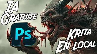 Miniature : On installe Krita avec Intelligences Artificielles l'alternative à Photoshop gratuit sans limite