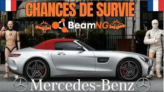 Miniature : MERCEDES PEUT-ELLE SURVIVRE ? 😱 Simulation de Crash Réaliste – BeamNG.drive