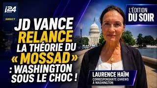 Miniature : JD Vance relance la théorie du « Mossad » : Washington sous le choc !