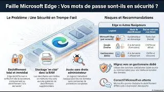 Miniature : Microsoft Edge et vos mots de passe : une faille assumée qui fait débat...