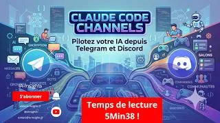 Miniature : Claude Code Channels : Pilotez votre IA depuis Telegram et Discord