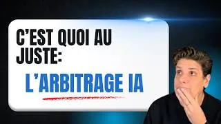 Miniature : Qu'est-ce que l'arbitrage IA?
