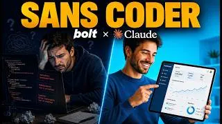 Miniature : J'ai créé mon application IA sans coder (Bolt + Claude)