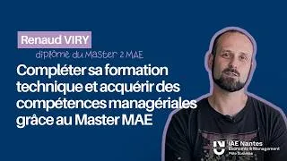 Miniature : Formation Continue à l'IAE Nantes : le témoignage de Renaud VIRY