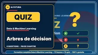 Miniature : #103bis - Quiz 14 - Arbres de décision | Formation Data & Machine Learning