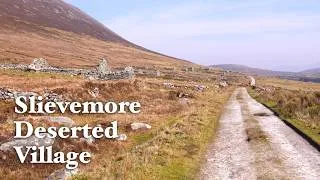 Miniature : Slievemore Deserted Village, Achill Island, Co. Mayo, Ireland.