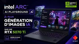 Miniature : Intel Arc AI Playground - Flux 2 Klein - Génération d'images IA sur une RTX 5070 Ti