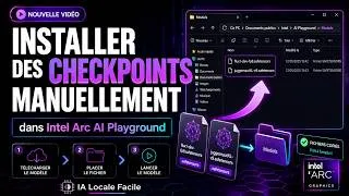 Miniature : Intel Arc AI Playground - Installer des checkpoints manuellement